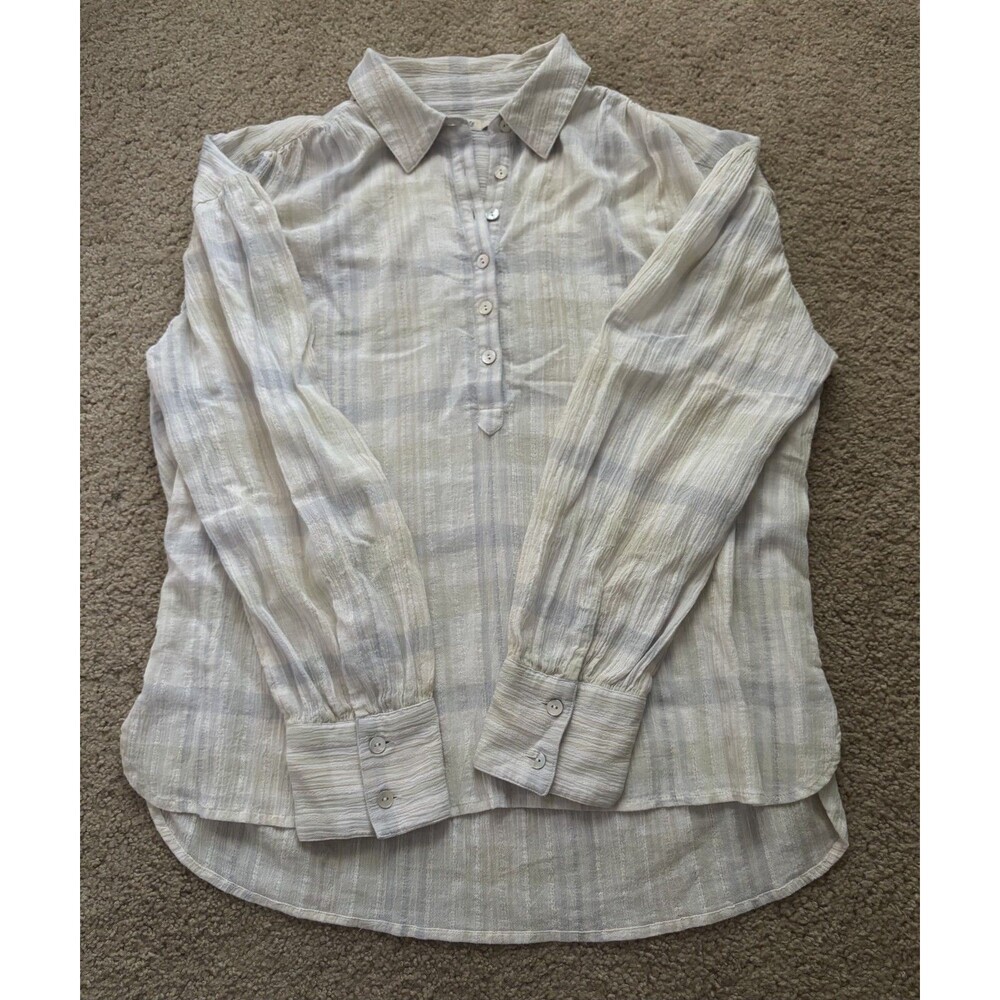 Faherty Womens Plaid Legend Shirt popover Size M Narragansett Plaid Stretch Soft